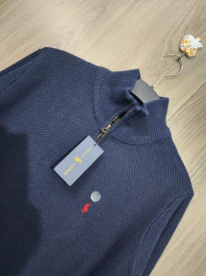 Men’s Ralph Lauren Zip Neck jumper custom fits